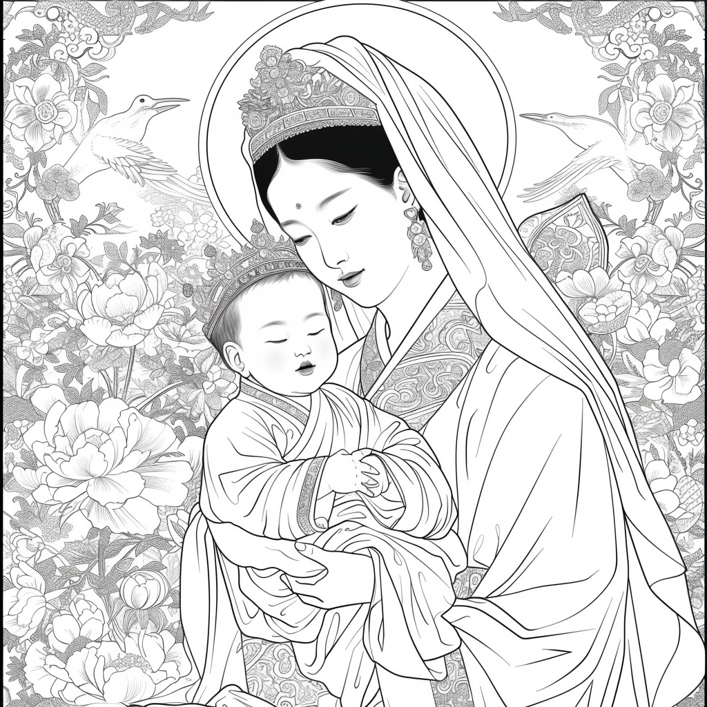 The Korean Madonna and Child
