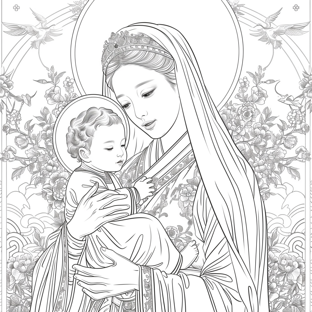 The Korean Madonna and Child