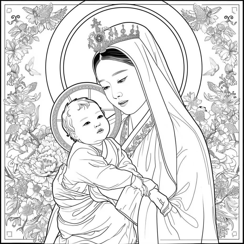 The Korean Madonna and Child