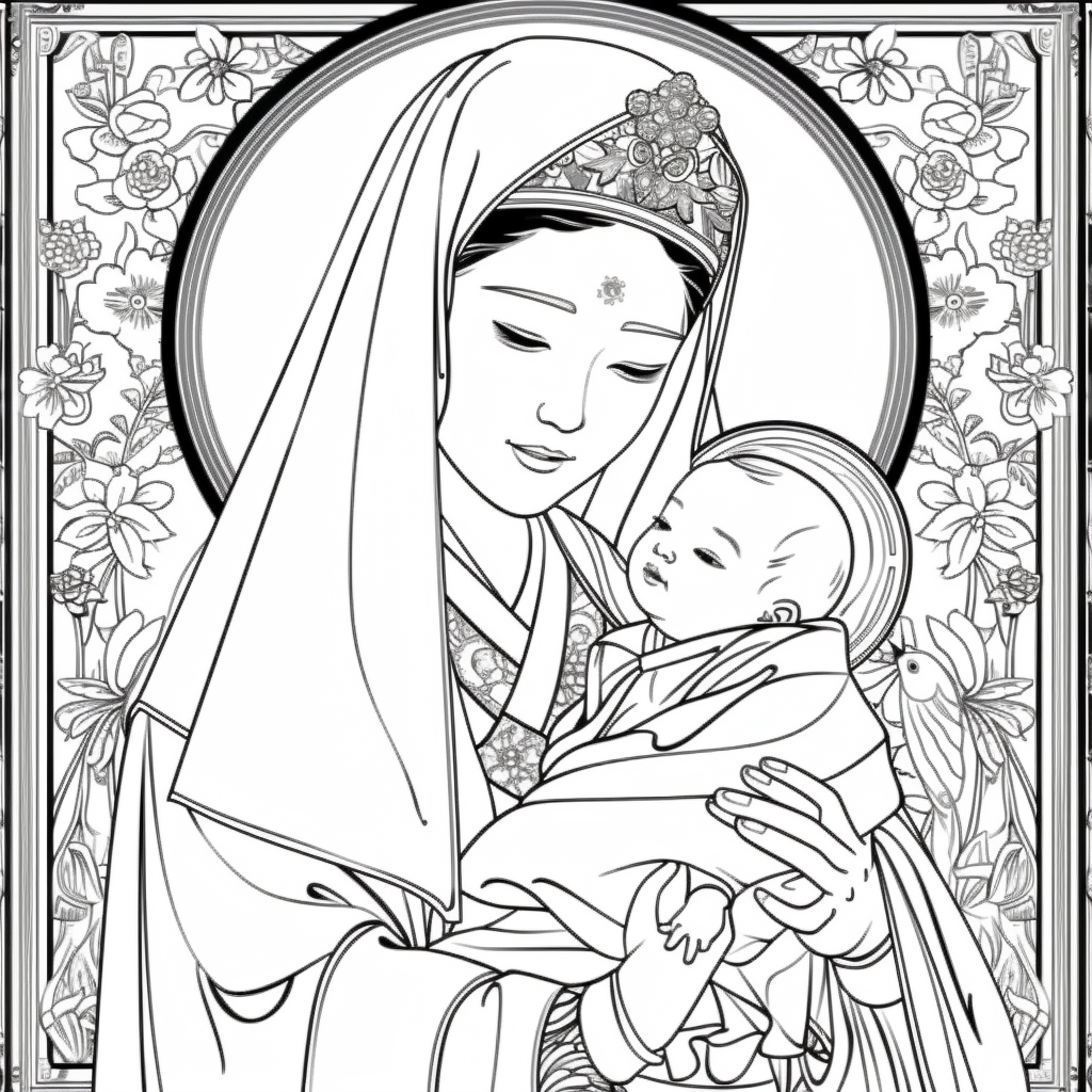 The Korean Madonna and Child