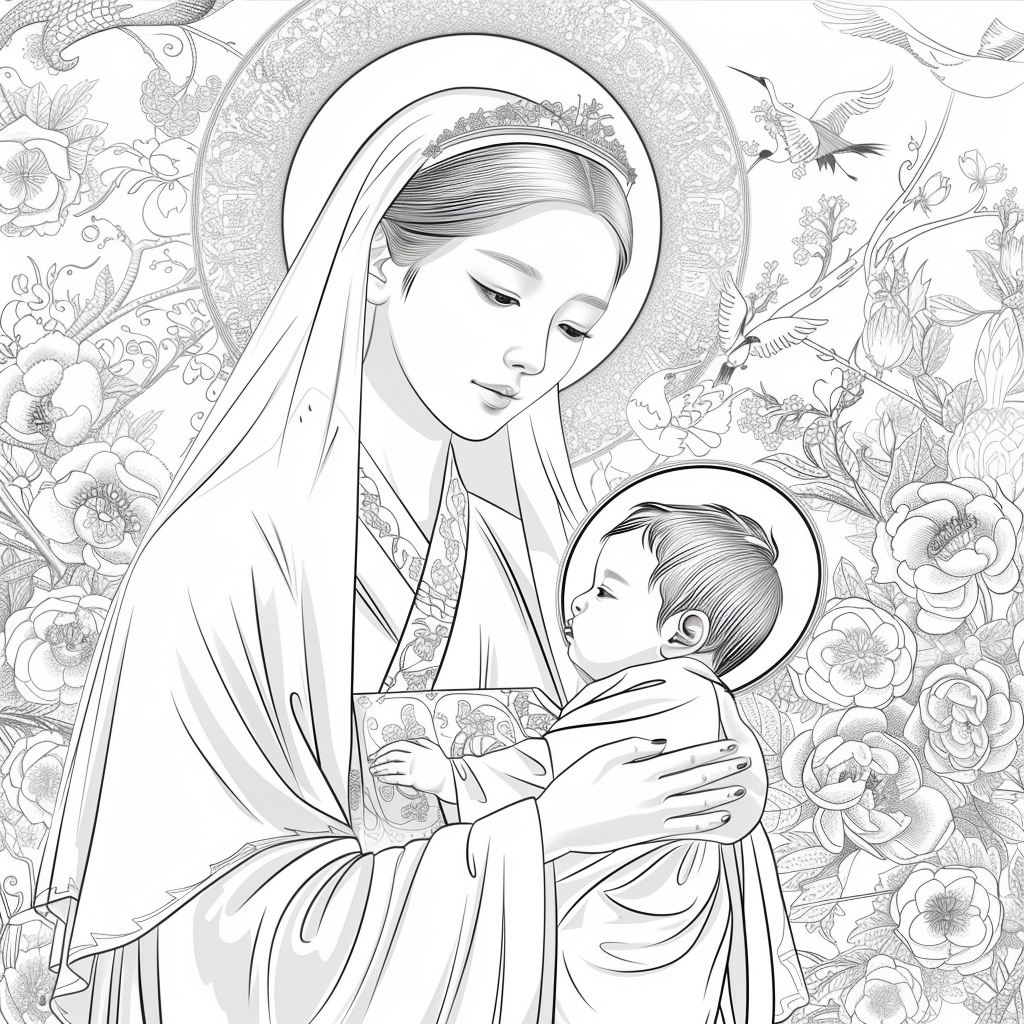 The Korean Madonna and Child