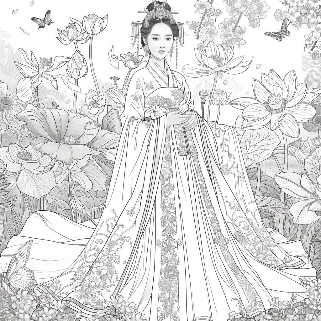 “The Lotus Bride of Eternal Elegance