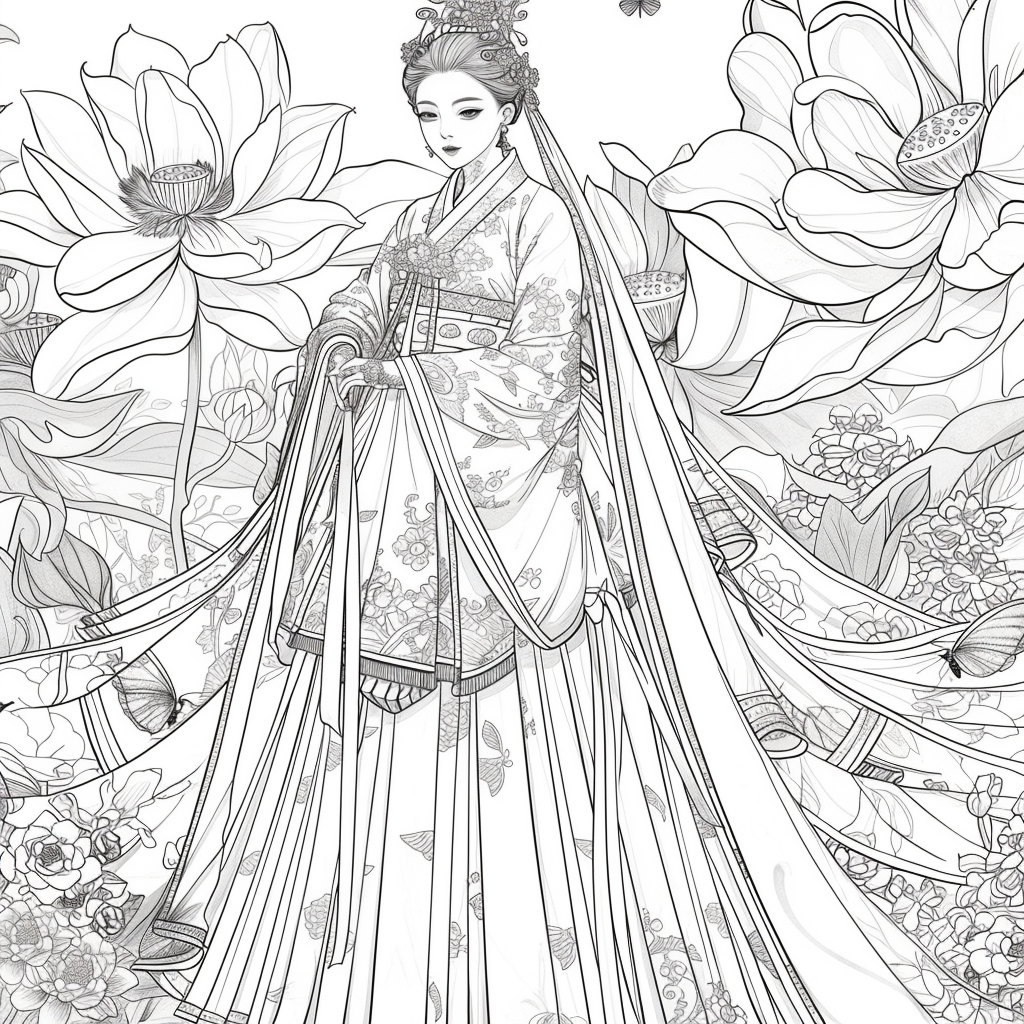 “The Lotus Bride of Eternal Elegance