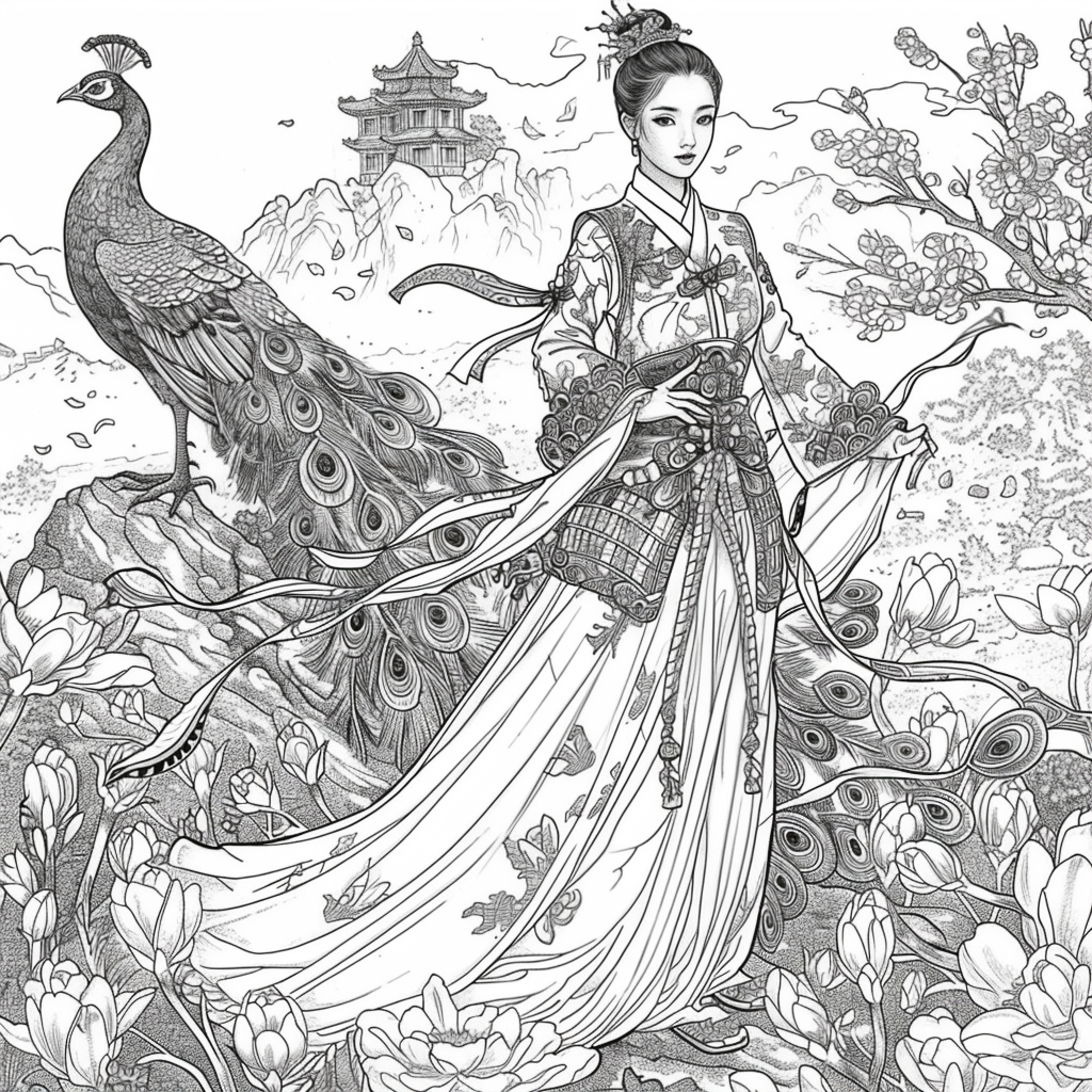Princess of the Peacock Garden