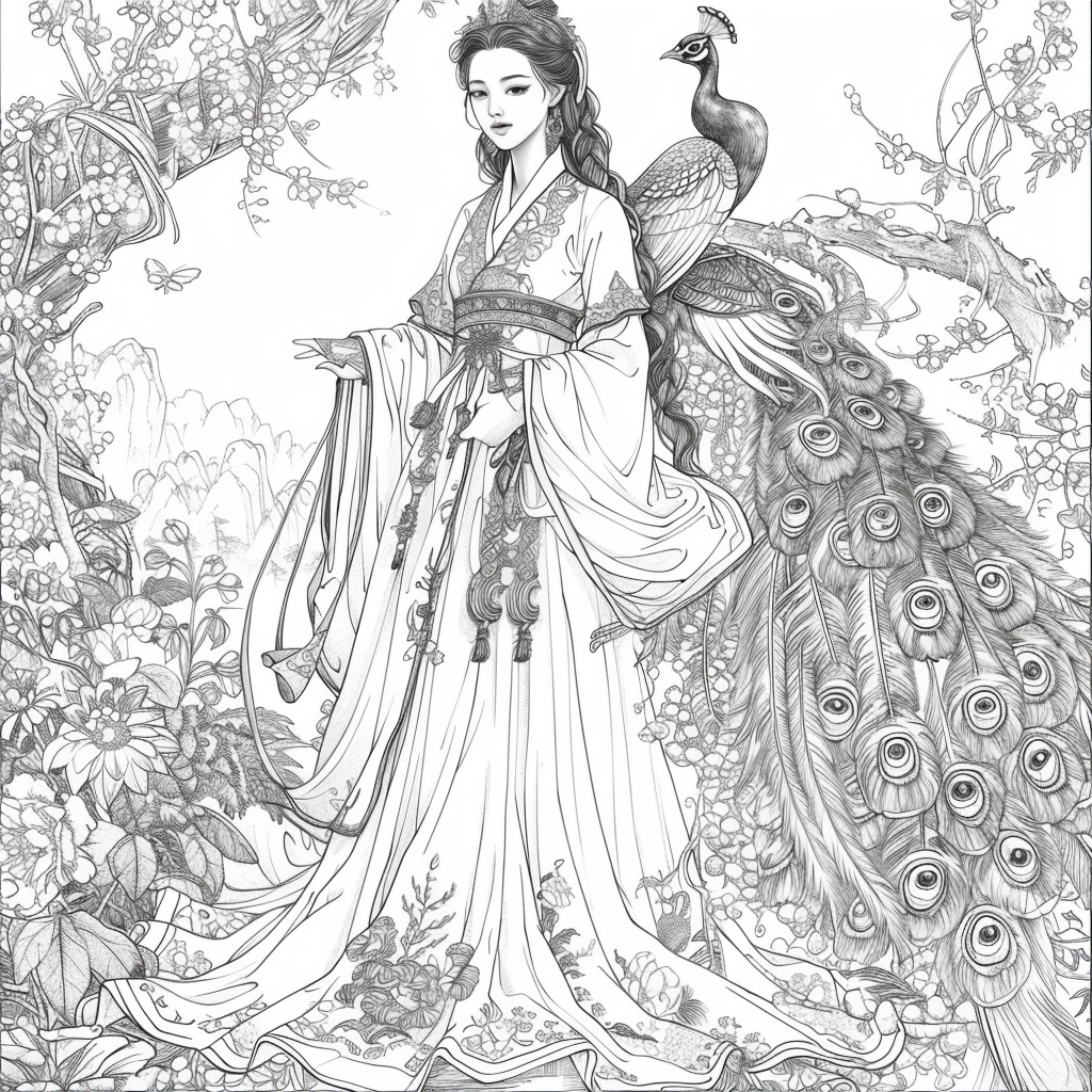 Princess of the Peacock Garden