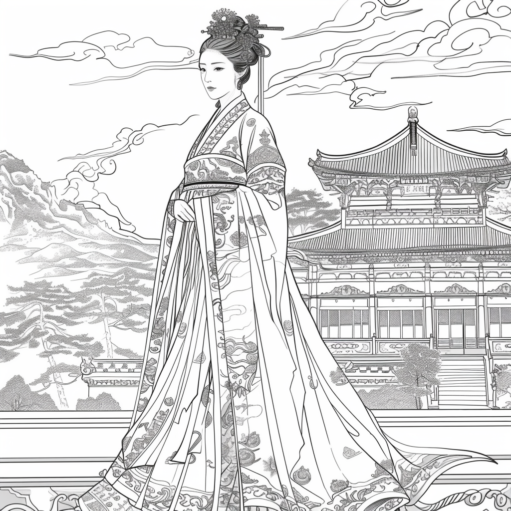 Majesty in Hanbok