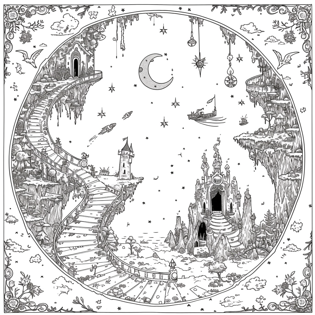 Starlight Hollow – A Whimsical Midnight Village