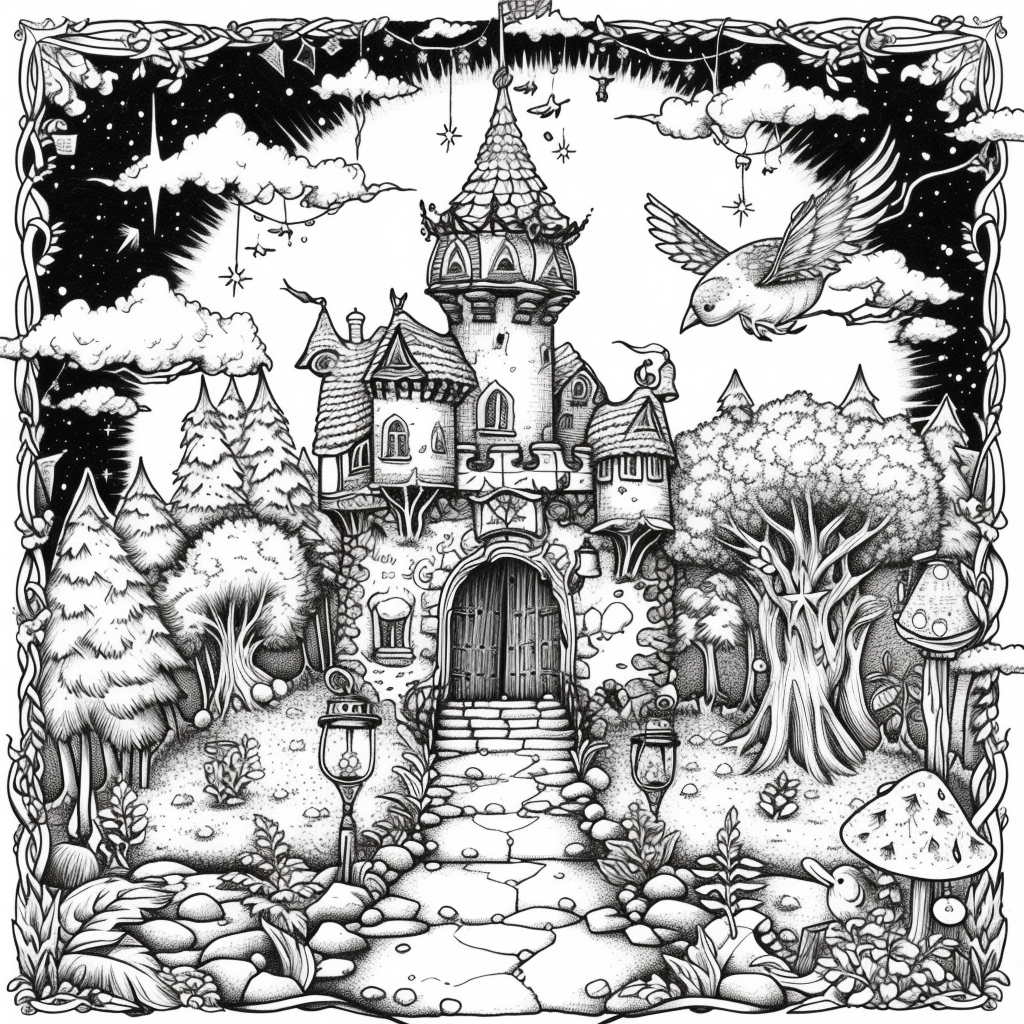 Starlight Hollow – A Whimsical Midnight Village