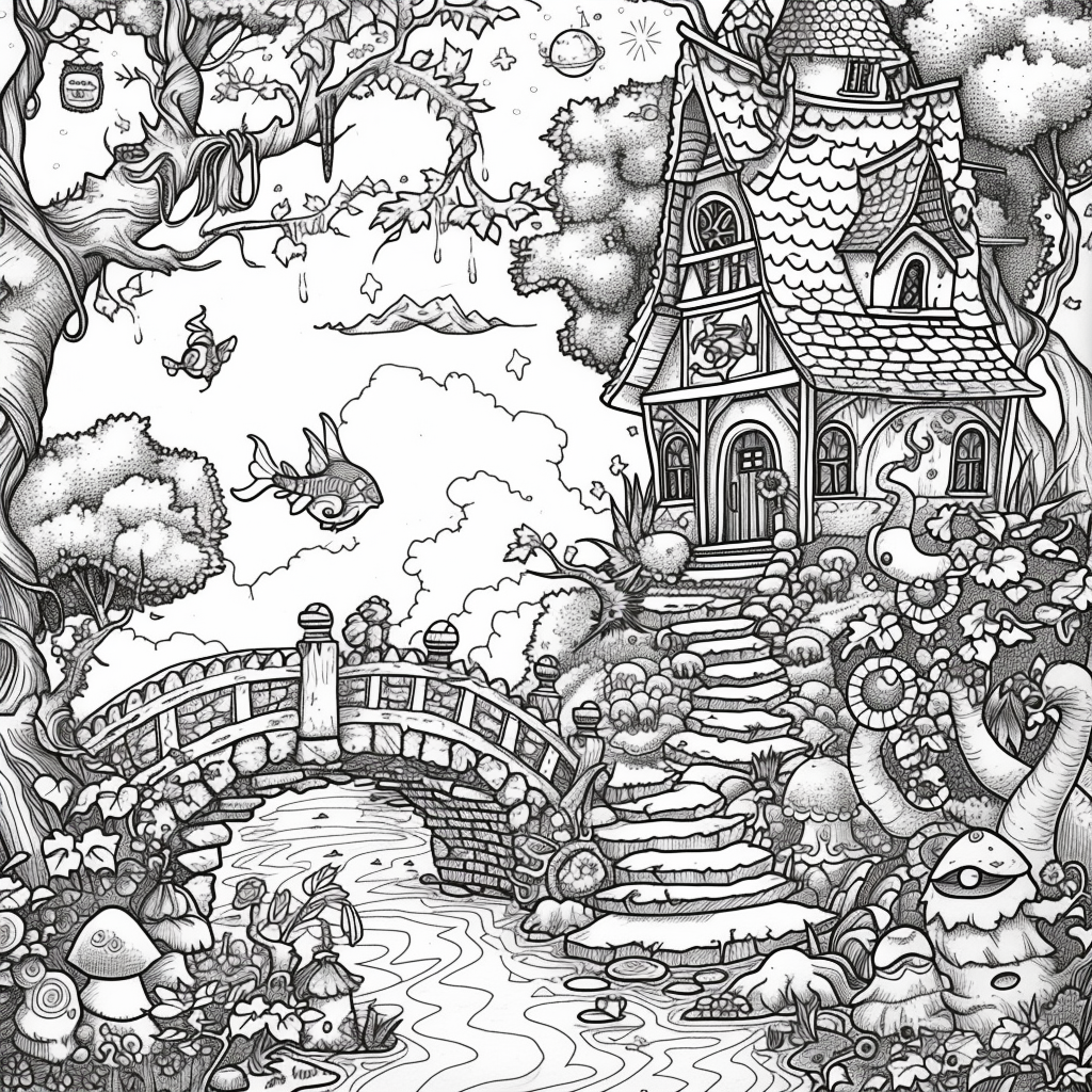 Starlight Hollow – A Whimsical Midnight Village