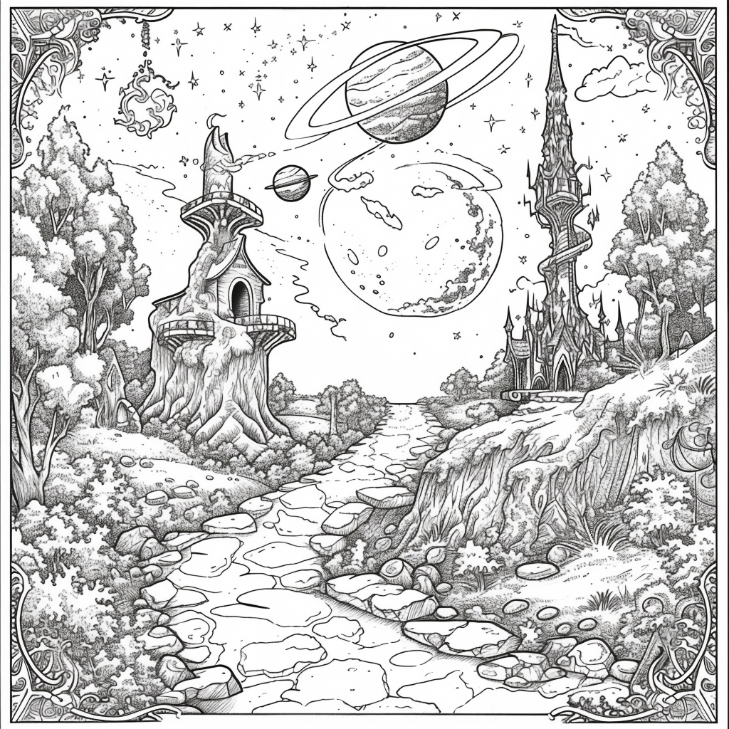 Starlight Hollow – A Whimsical Midnight Village
