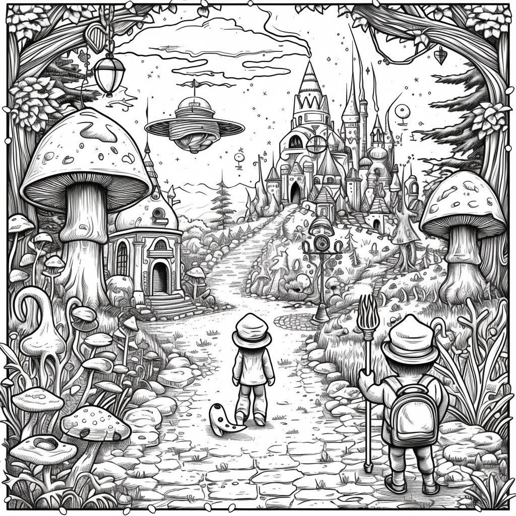 Starlight Hollow – A Whimsical Midnight Village