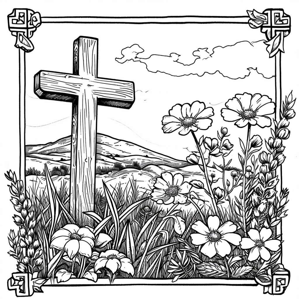 The Cross of Eternal Light in the Garden of Life