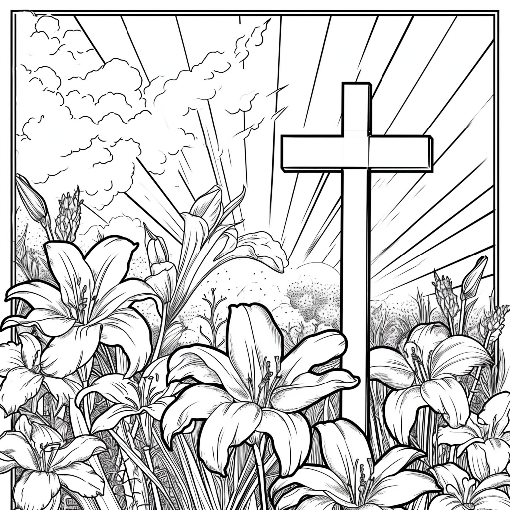 The Cross of Eternal Light in the Garden of Life