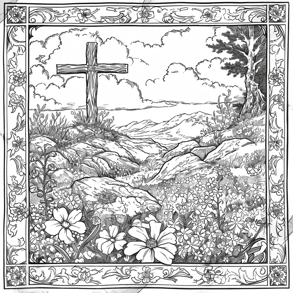 The Cross of Eternal Light in the Garden of Life