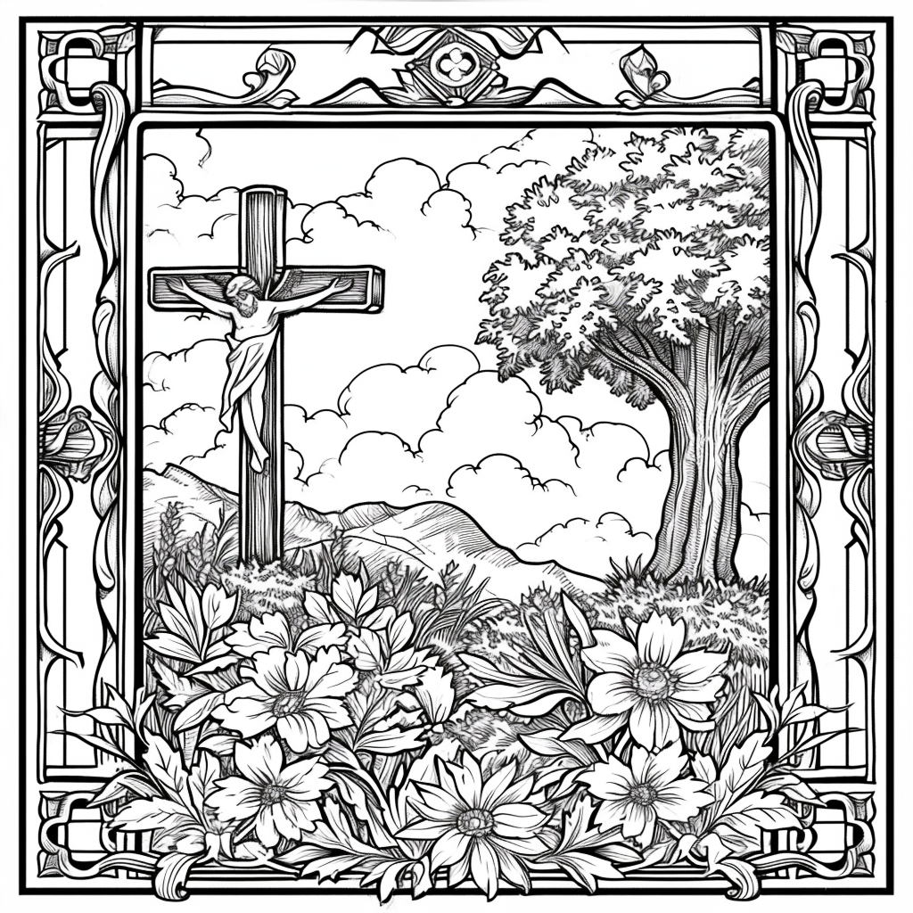 The Cross of Eternal Light in the Garden of Life