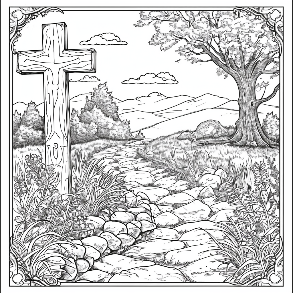The Cross of Eternal Light in the Garden of Life