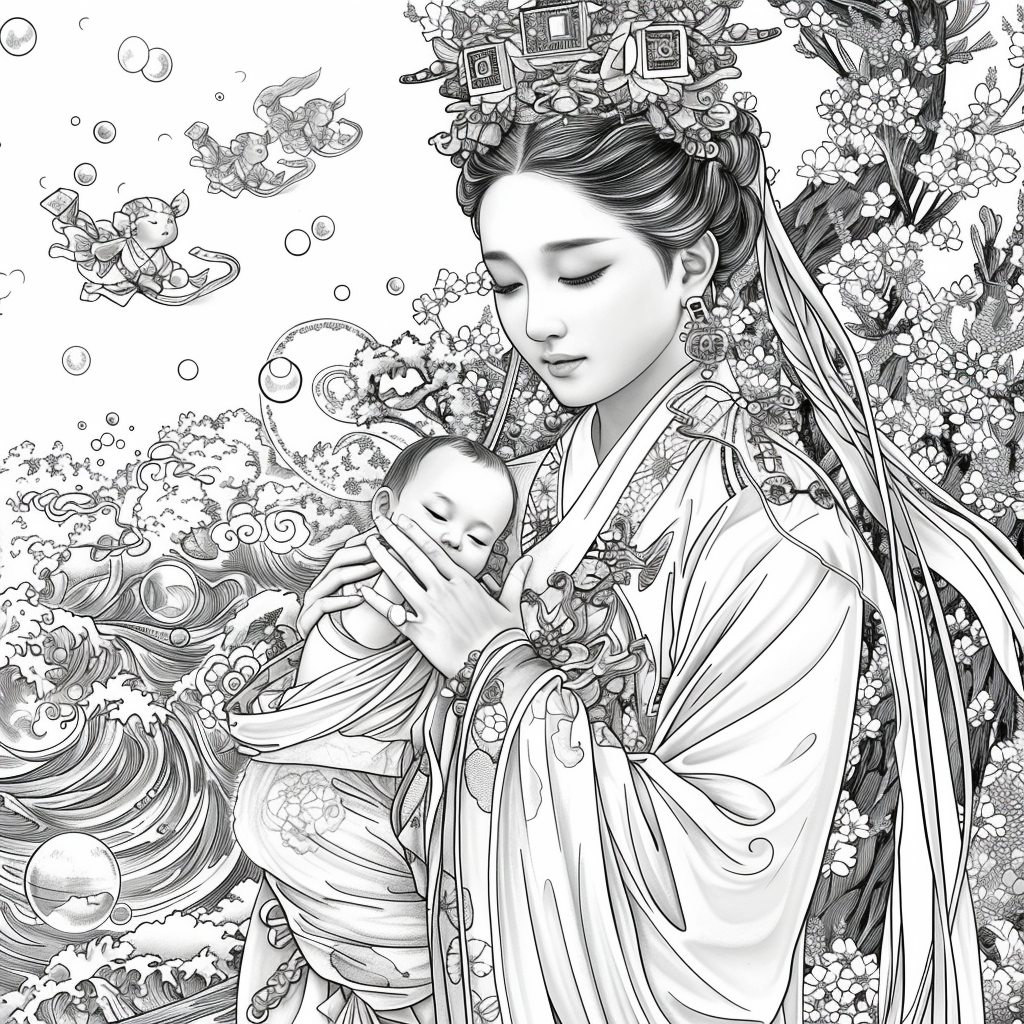 Moonlit Sanctuary – The Mother’s Embrace