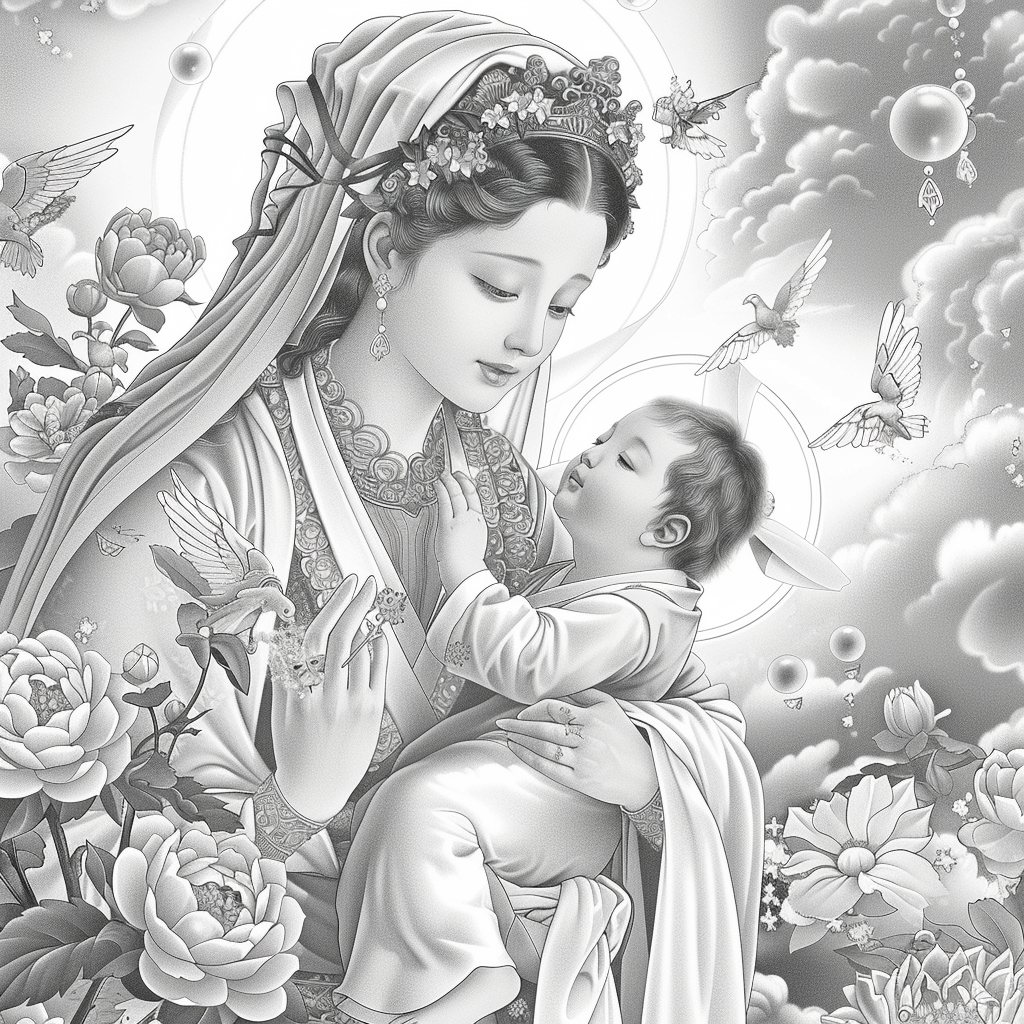 Madonna of Blossoms