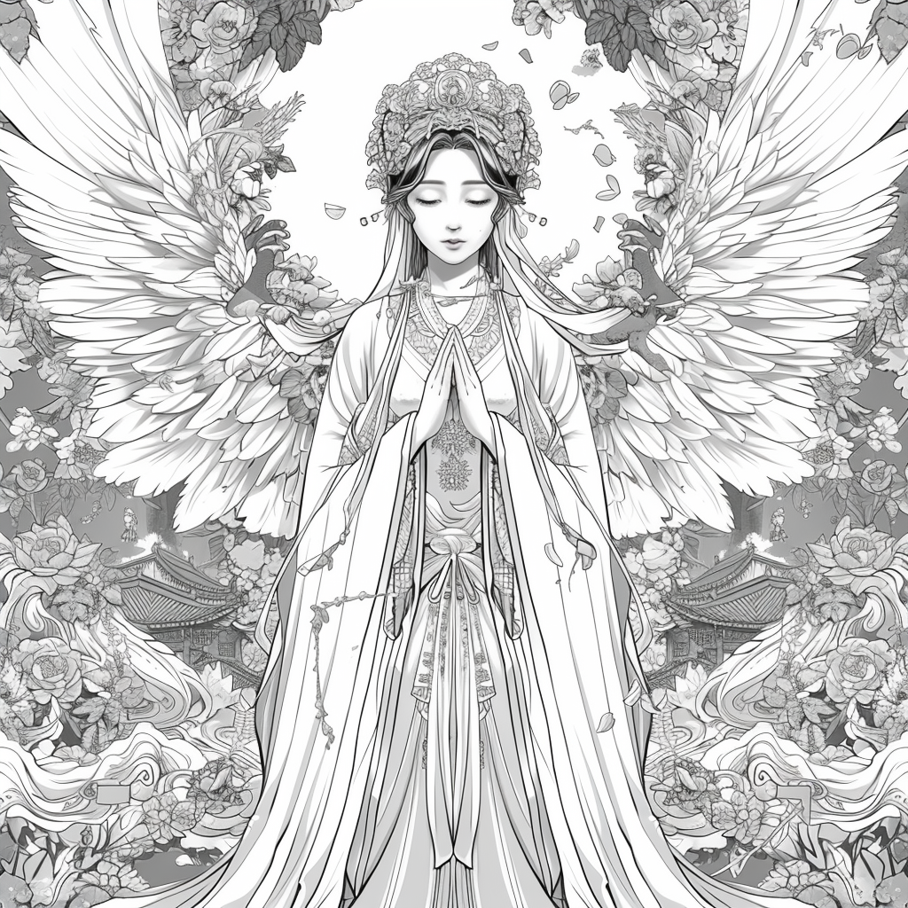 The Celestial Empress with Phoenix Wings