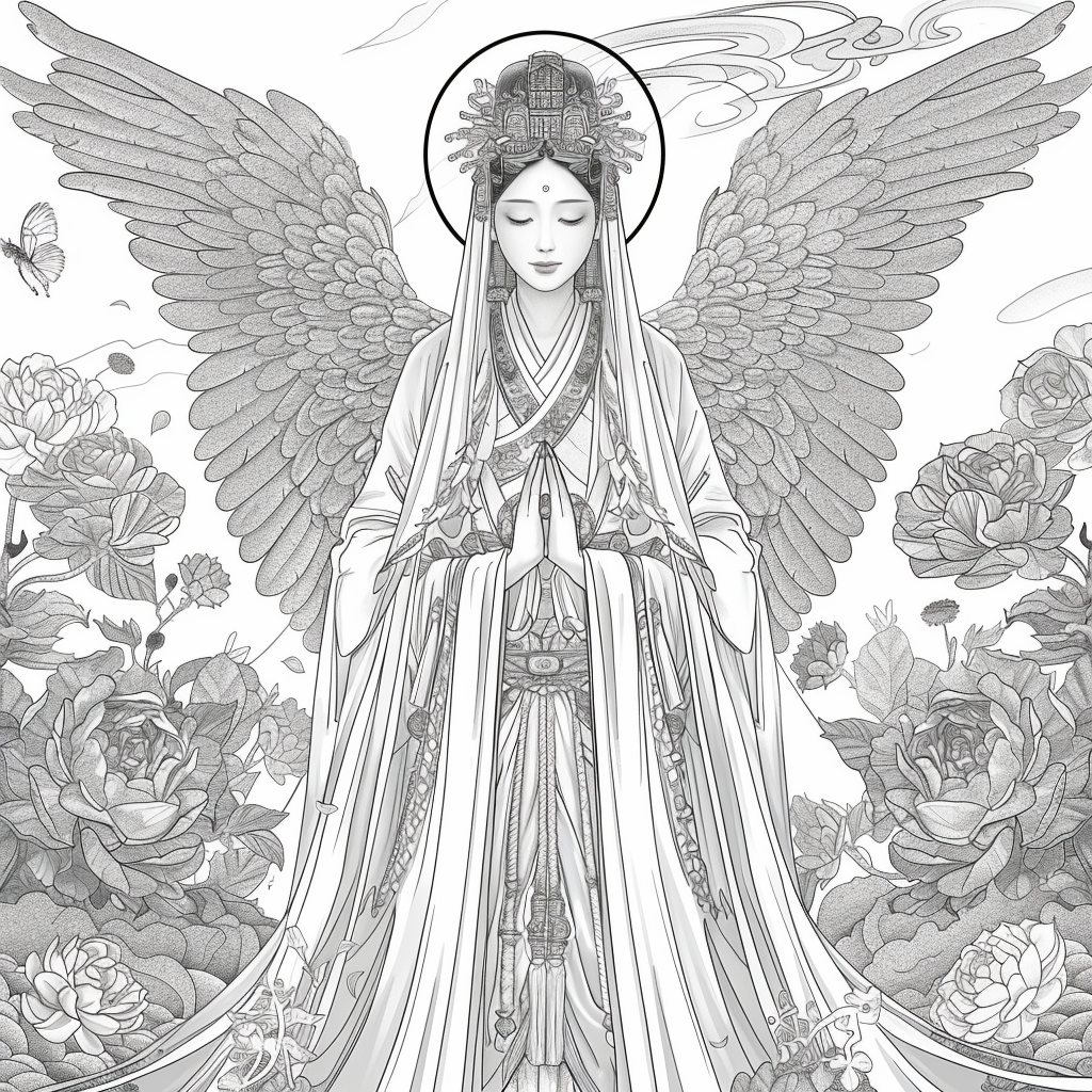 Celestial Goddess – Blessing of Peace and Life