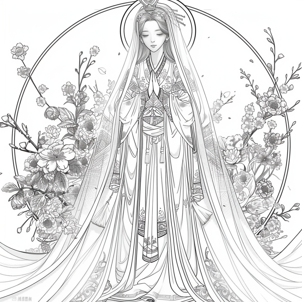 The Empress of Blossoms and Feathers