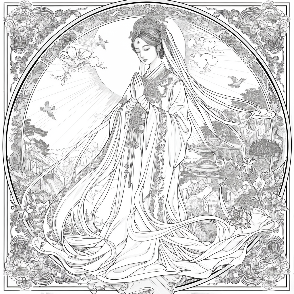 The Empress of Blossoms and Feathers