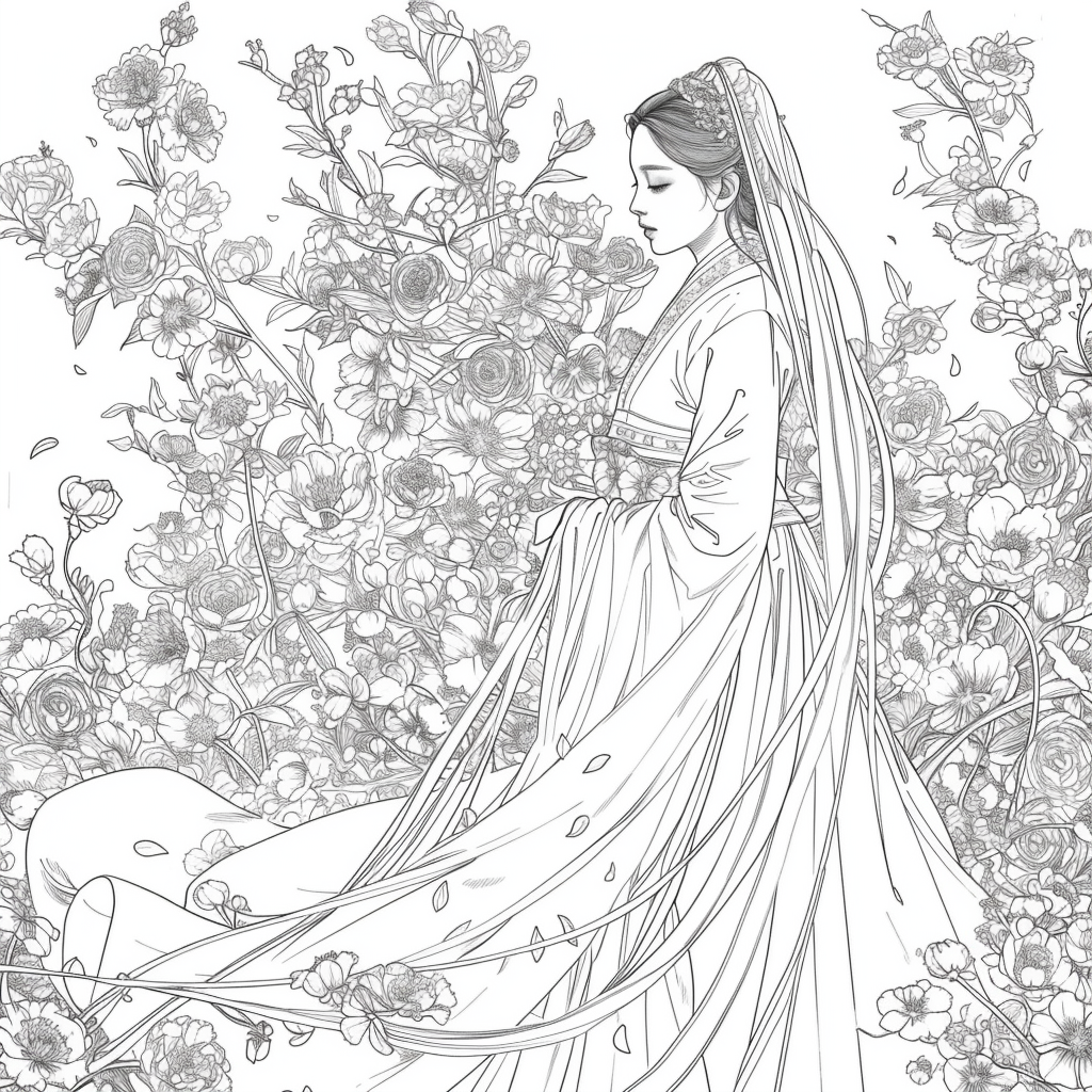 The Empress of Blossoms and Feathers