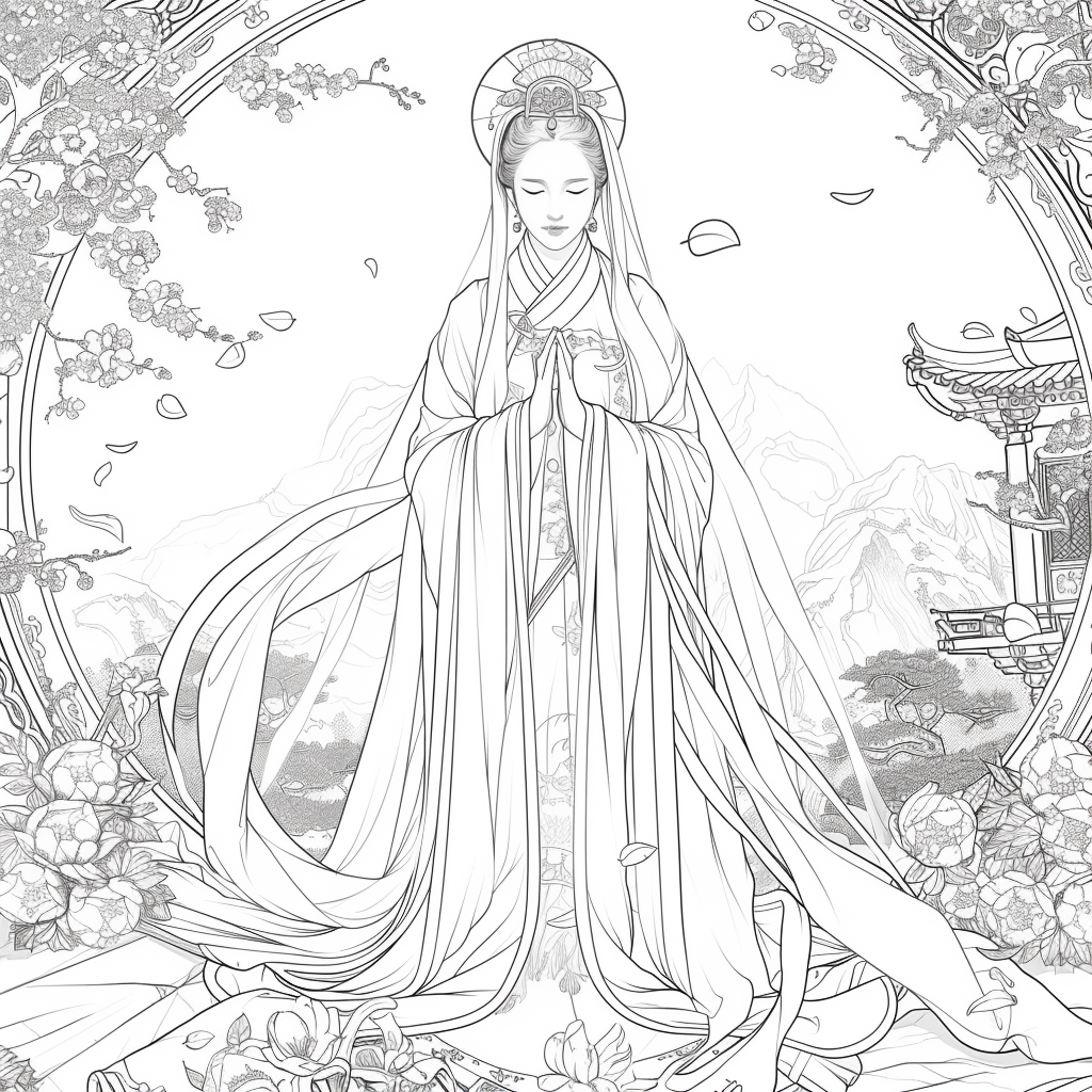 The Empress of Blossoms and Feathers