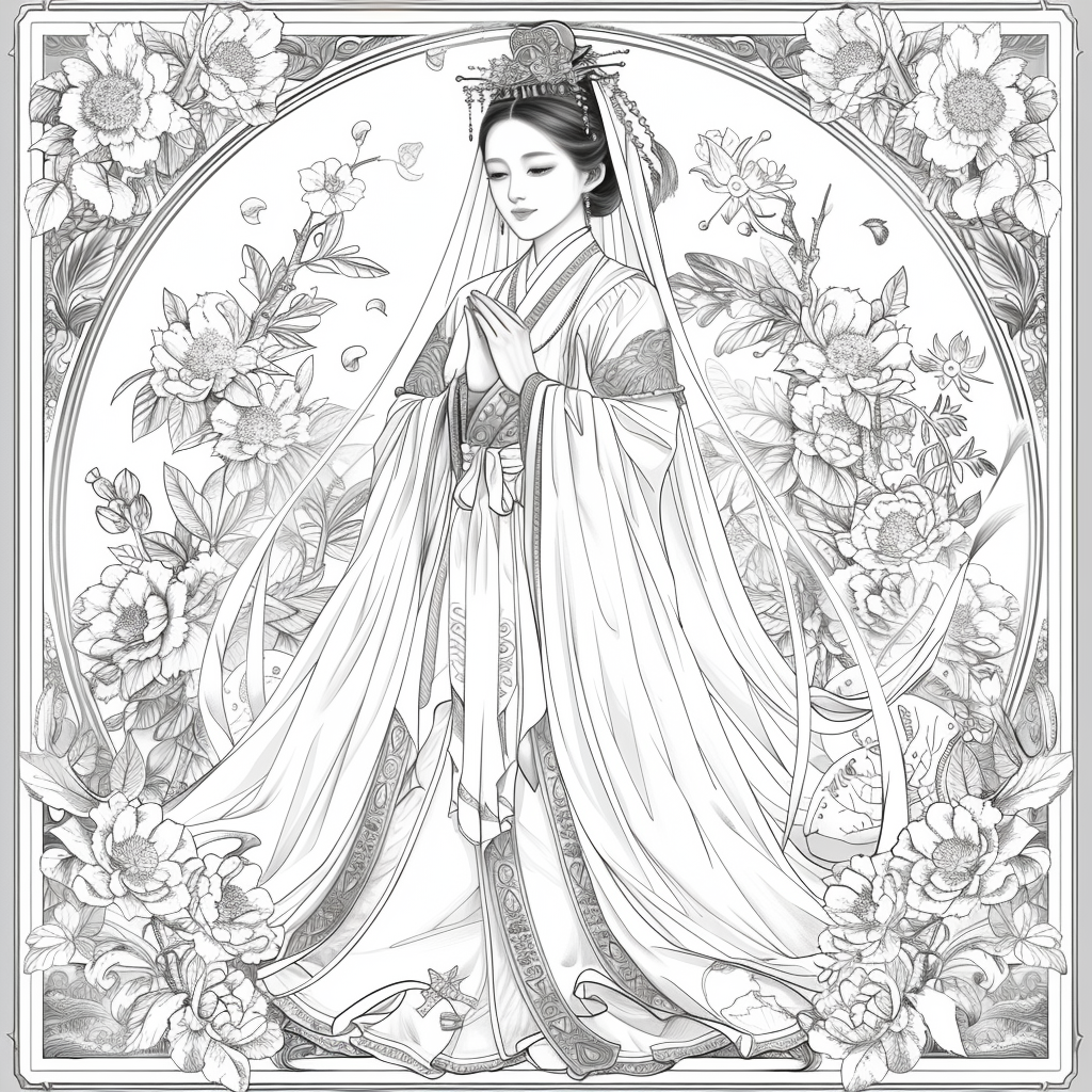 The Empress of Blossoms and Feathers