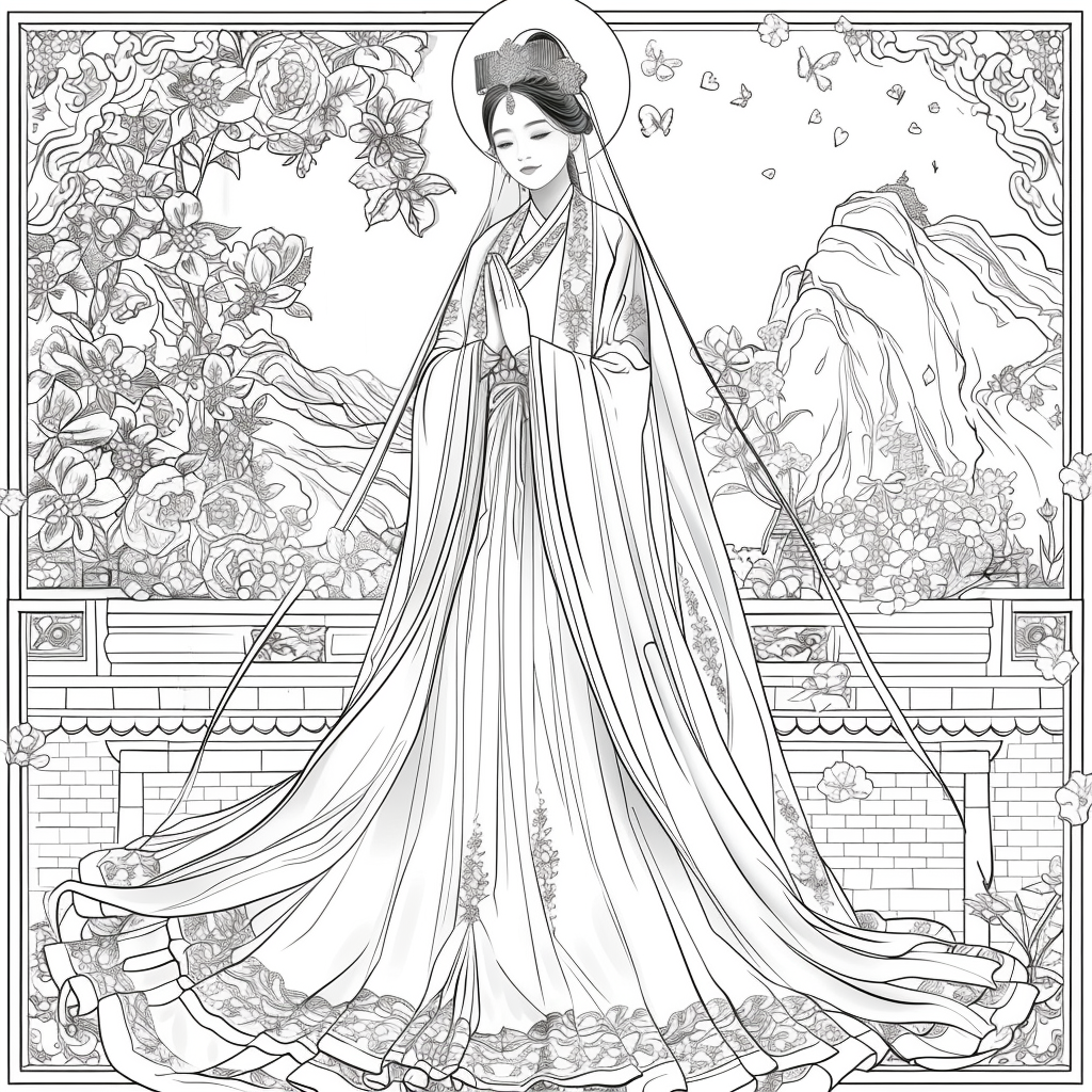 The Empress of Blossoms and Feathers