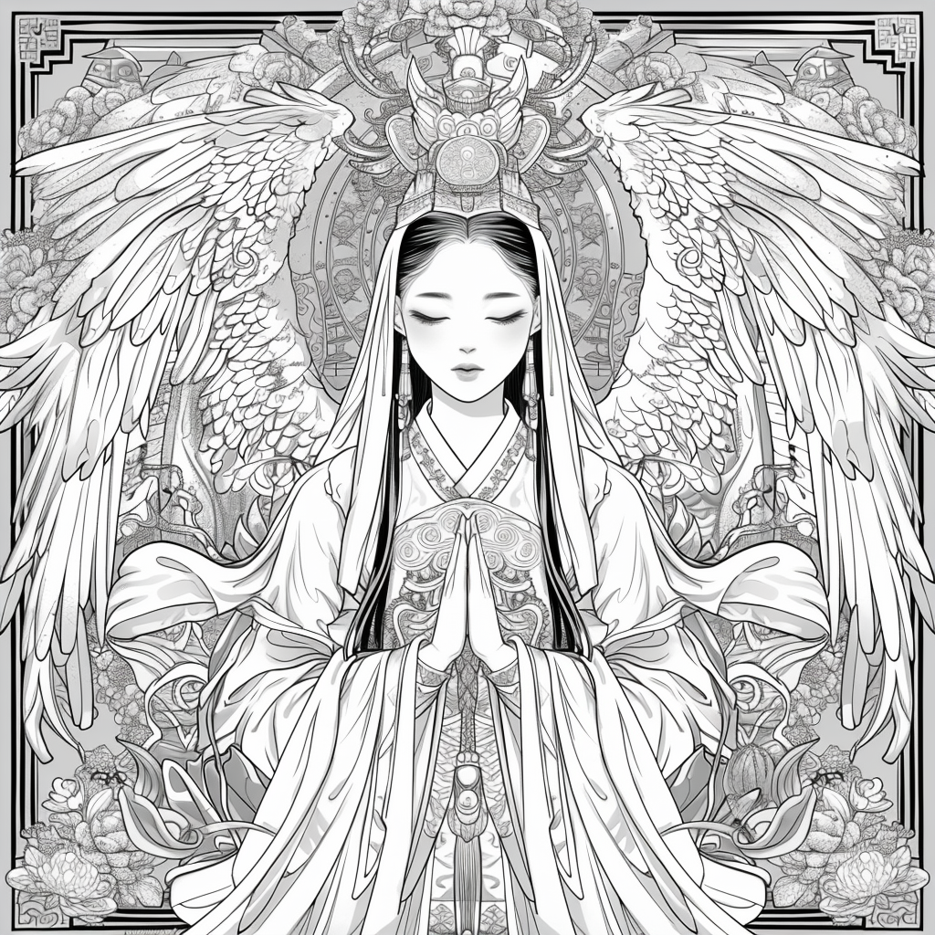The Celestial Empress with Phoenix Wings