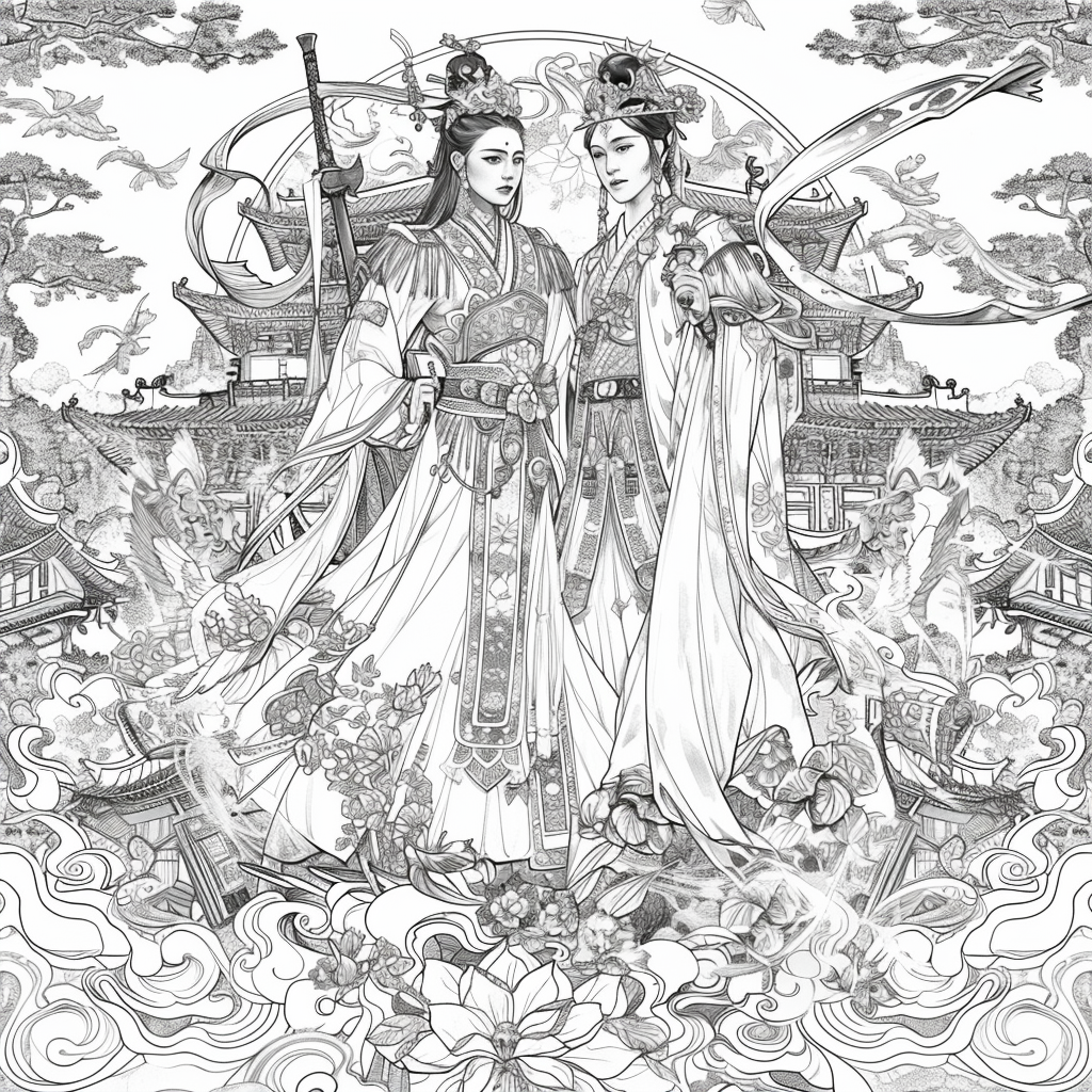 The Empress of Blossoms and Silk