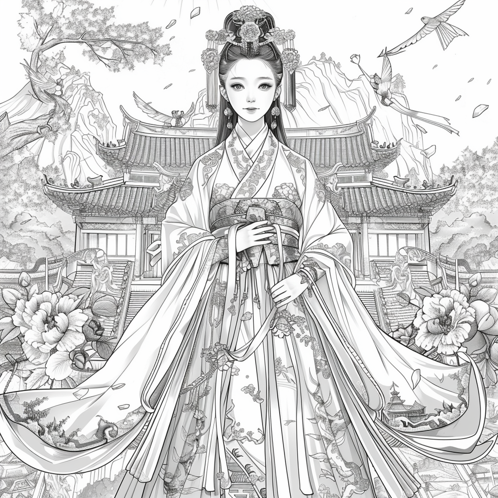 The Empress of Blossoms and Silk