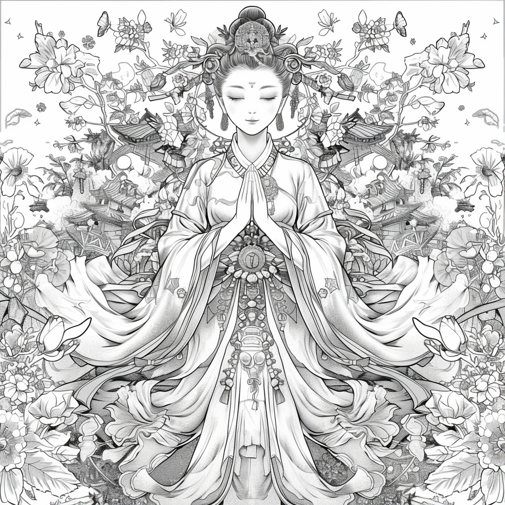 Celestial Harmony: The Winged Guardian of Light