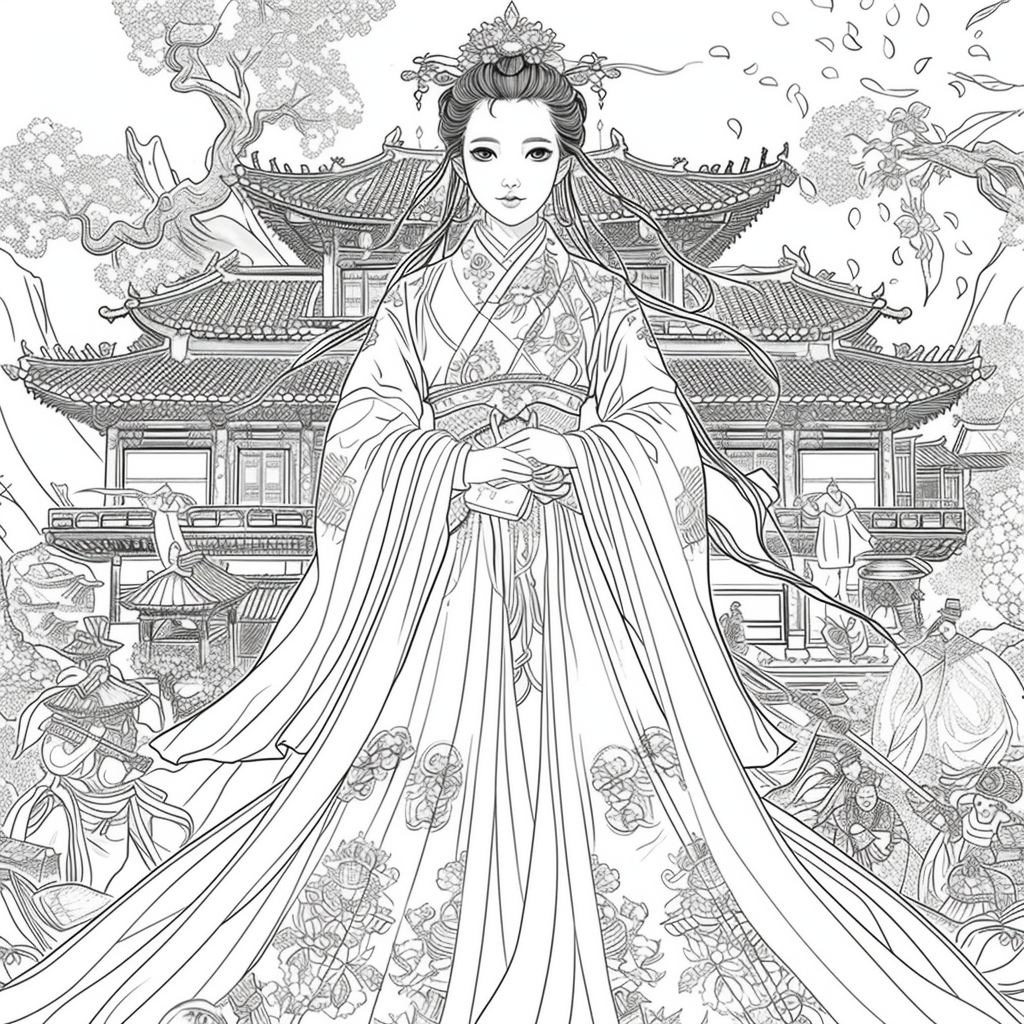 The Crimson Court – Portrait of the Royal Blossom