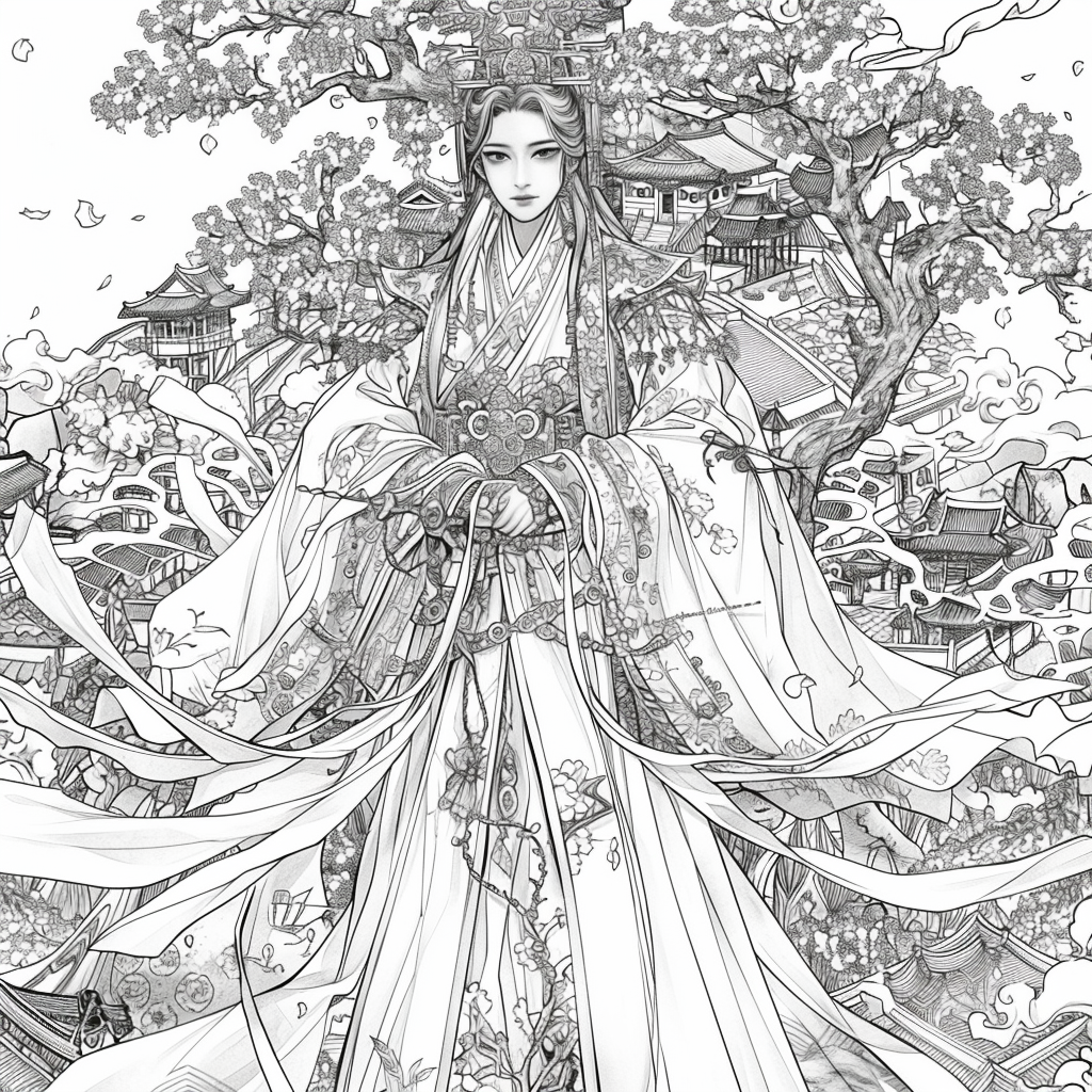 Oriental beauty Whispers of the Jade Lotus