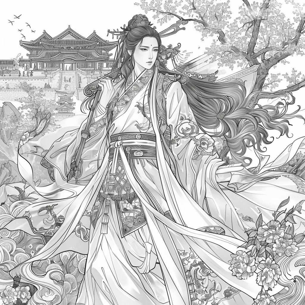 Oriental beauty Whispers of the Jade Lotus