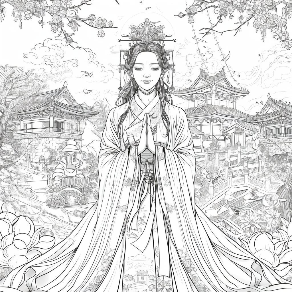 Whispers of Petals – The Dreaming Hanbok Girl