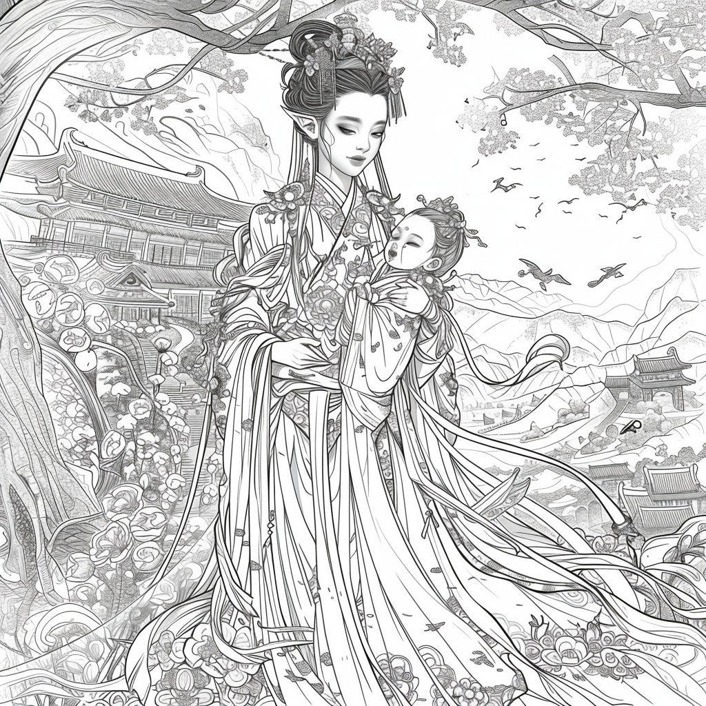 The Celestial Empress in Prayer