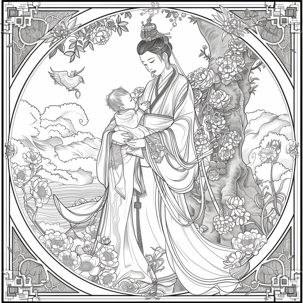 The Celestial Empress in Prayer