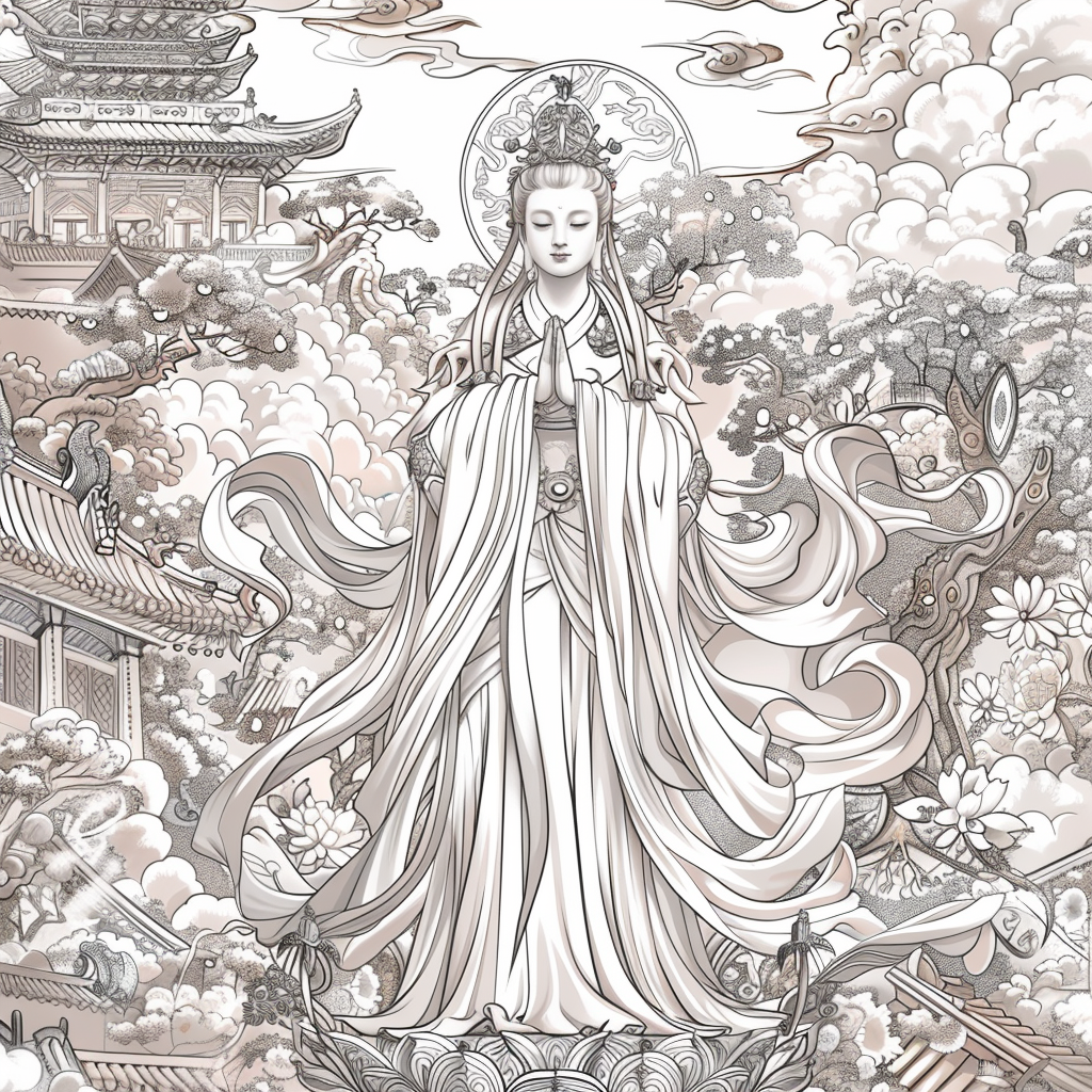 The Celestial Empress in Prayer