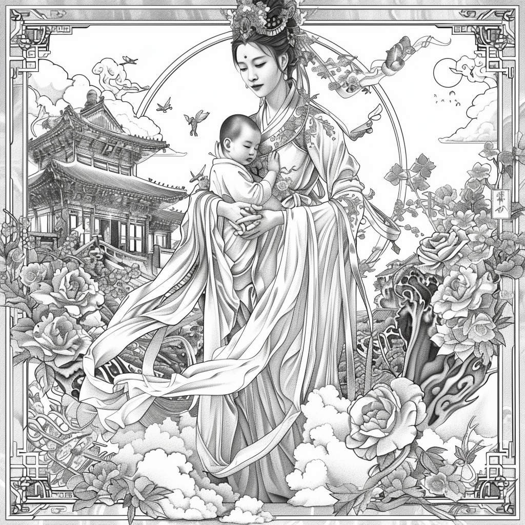 The Celestial Empress in Prayer