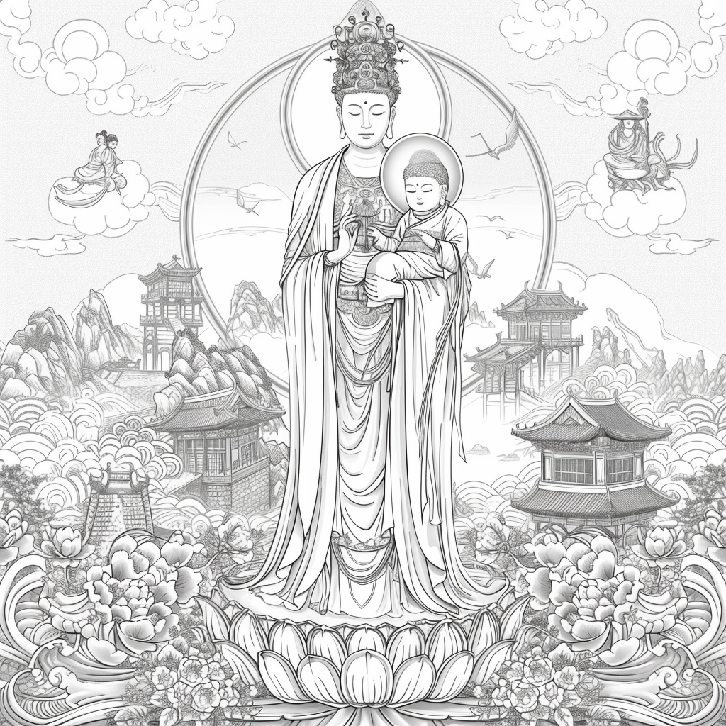 The Celestial Empress in Prayer