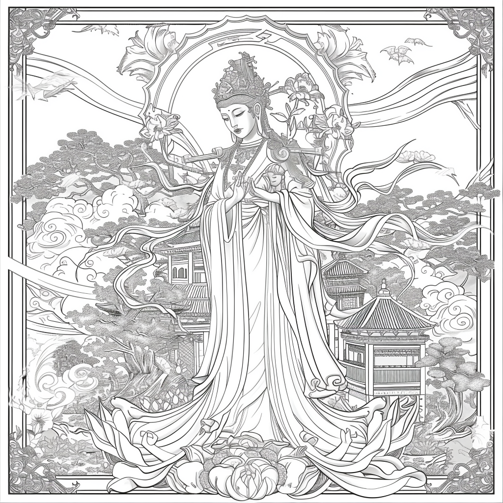 The Celestial Empress in Prayer