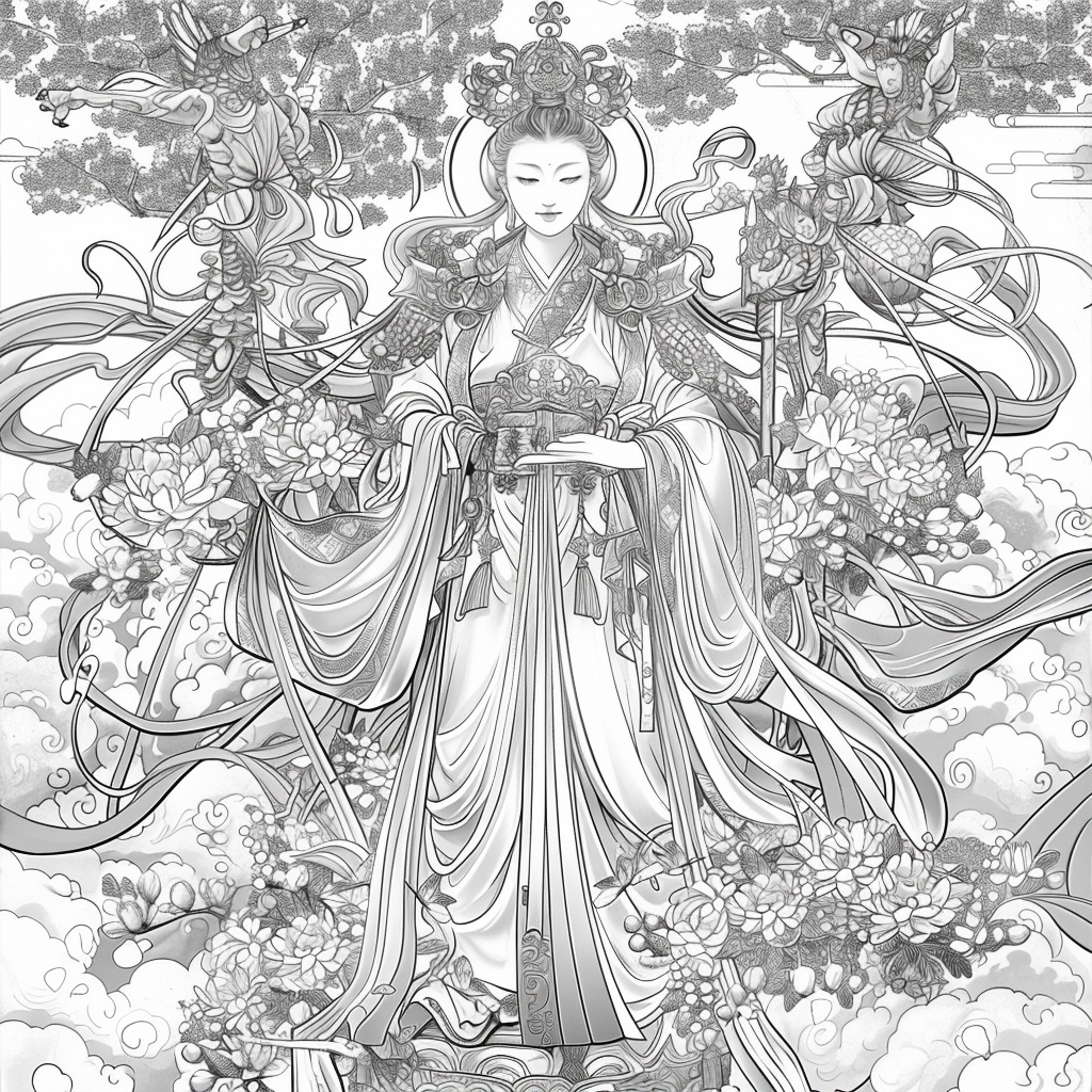 The Celestial Empress in Prayer