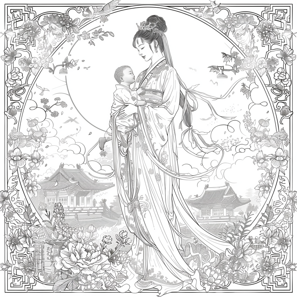 The Celestial Empress in Prayer