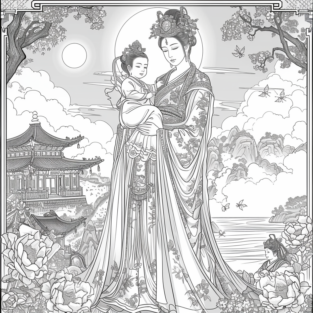 The Celestial Empress in Prayer