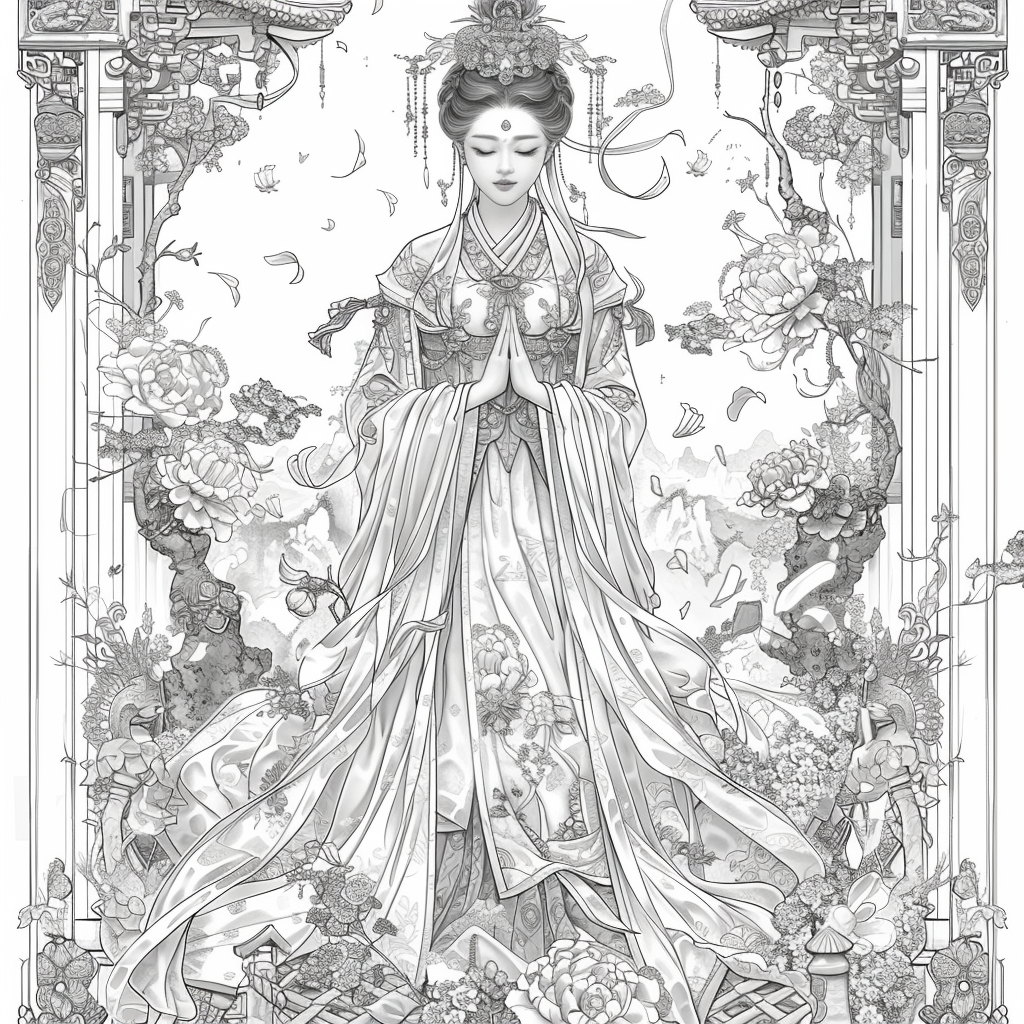 The Celestial Empress in Prayer