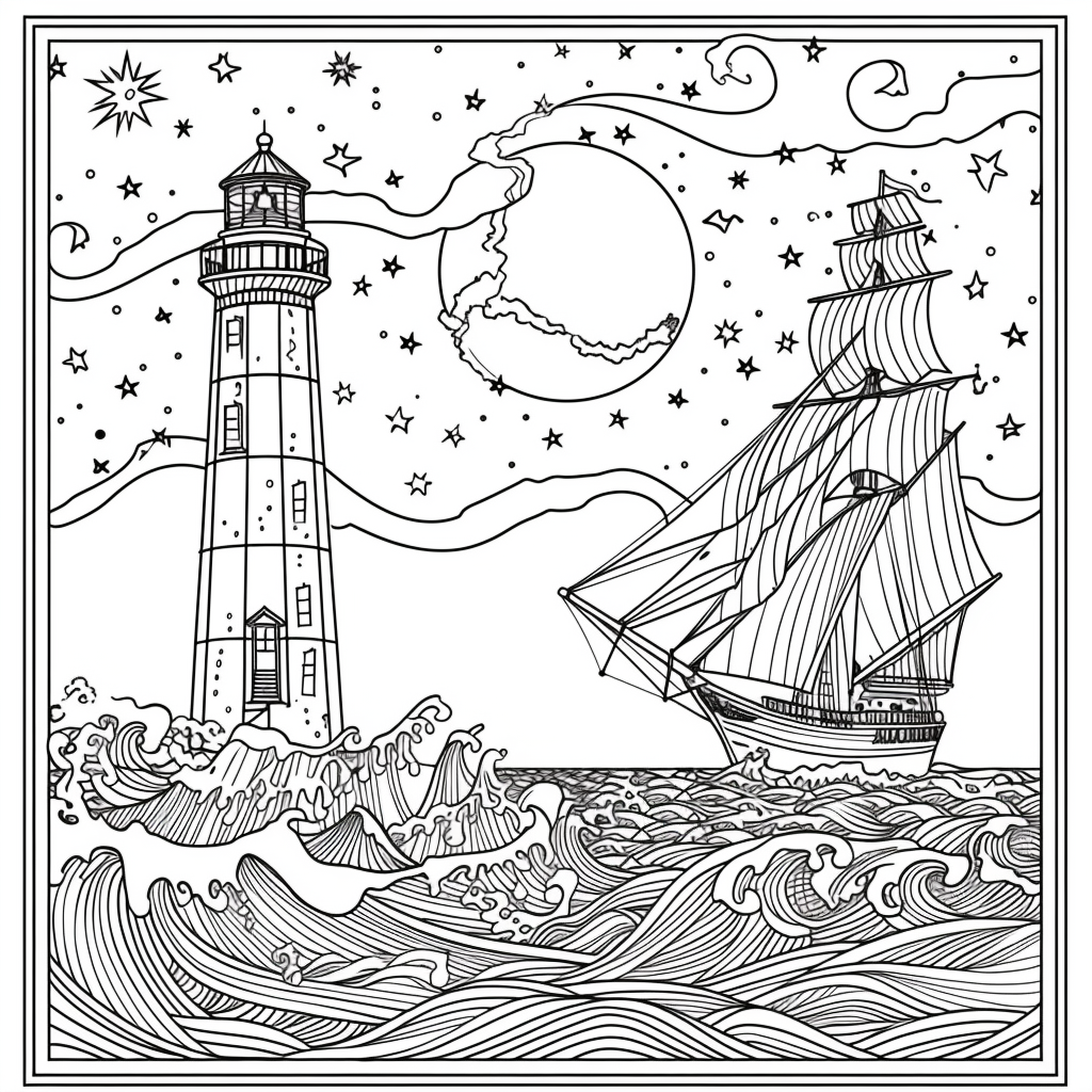 Guided by the Stars – Lighthouse of Hope on the Cosmic Sea