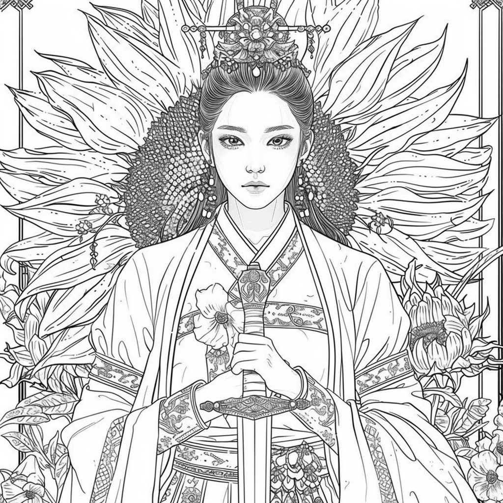 The Sunflower Warrior Queen